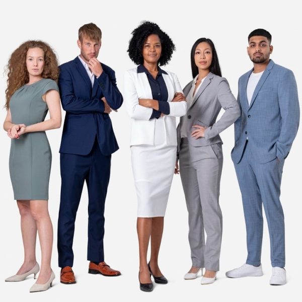 Achatcool-Mode-diversite-travail-Style-gens-affaires-confiants